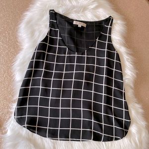 LOFT Black and White Tank